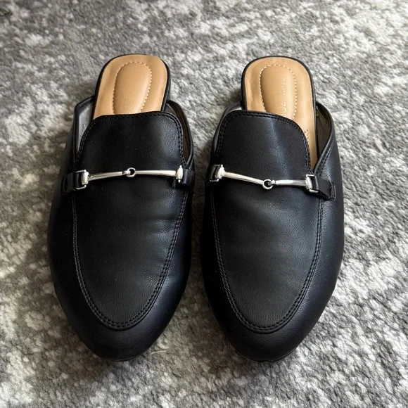 Rachel Zoe Alani Mules Faux Leather Slip On Shoes (NEW) Size 7 - Picture 3 of 5